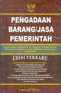 Pengadaan Barang/Jasa Pemerintah
